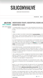 Mobile Screenshot of blog.siliconvalve.com